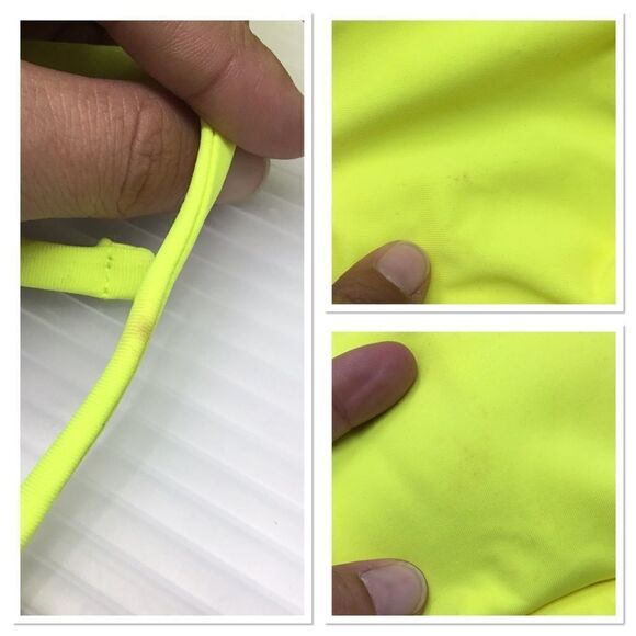 California Waves Halter Bandeau Bikini Top (D7) - Picture 4 of 7